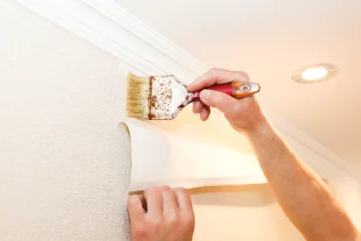 Pose de papier peint à Bois-Héroult — revêtements muraux et toiles de verre